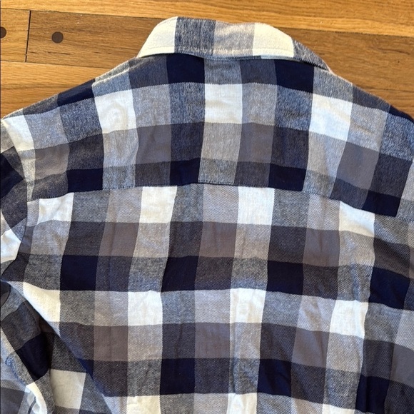 NEW Club Room Blue and White Plaid Flannel Button Down Shirt Men XL - Picture 7 of 7